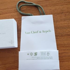 Van Cleef & Arpels necklace box and bag